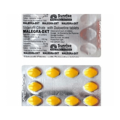 Malegra DXT (Sildenafil Citrate/Duloxetine)