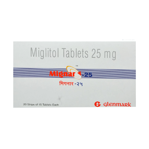 Mignar 25 mg (Miglitol)